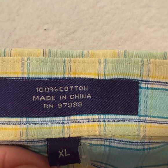 Men’s Yellow Alan Flusser Buttons Up - Picture 6 of 6